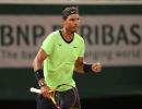 Birthday boy Nadal produces masterclass to advance