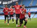 EPL PIX: Man United end City's run; Liverpool lose