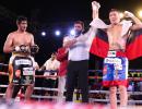 Russia's Lopsan ends Vijender's unbeaten run