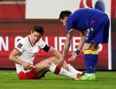 Soccer: Injured Lewandowski ruled out for four weeks