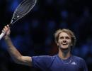 Zverev downs Medvedev to win second ATP Finals crown