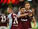 Europa League: West Ham win; Leicester, Napoli falter