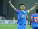 Chhetri scores 76th goal but Bangladesh hold India