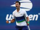 US Open Pix: Djokovic cruises; Rogers stuns Barty