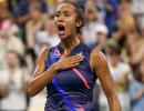 US Open PIX: Fearless Fernandez knocks out Kerber