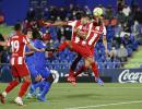 Suarez double hands Atletico comeback victory