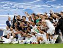 PICS: Real Madrid win 35th La Liga title