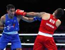 CWG: Boxer Panghal cruises into quarters