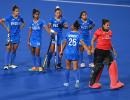 PIX: India women lose to Australia in CWG hockey SF