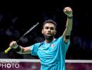 BWF Worlds: Prannoy stuns Lakshya; Saina ousted