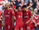 EPL PIX: Liverpool win 9-0; Arsenal stay top