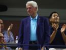 Clinton, Tyson, Jackman cheer Serena