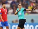 History at FIFA WC! Frappart leads trio of female refs