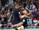 WC PIX: Giroud, Mbappe send France into quarters