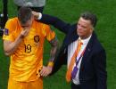 Van Gaal hails players' effort; bemoans penalty misses