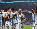 FIFA World Cup PIX: Argentina lead Croatia 1-0