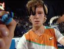 Russian tennis star Rublev writes 'No War Please'