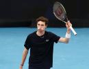 Frenchman Humbert stuns Medvedev at ATP Cup