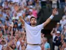 Wimbledon PIX: Battling Norrie sets up Djokovic semis