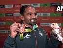 'I dedicate this medal to my wife'