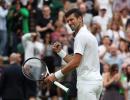 Wimbledon PIX: Djokovic, Jabeur move into Round 2