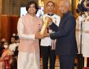 SEE: Neeraj Chopra receives Padma Shri