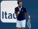 Tennis: Medvedev one win from world number one spot