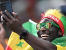 PICS: Dutch-Senegalese fans let colours run riot