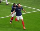 Giroud scores twice, equals Henry's French record