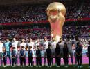 Iran players resume singing of national anthem at WC