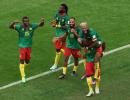 FIFA WC PIX: Cameroon rally to draw with Serbia