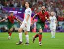 WC PIX: Bruno's brace sends Portugal into last 16