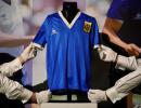 Maradona's 'Hand of God' shirt on display during WC