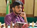 Chithambaram takes sole lead in Sharjah Masters chess