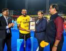 Landmark 300th India Game For Sreejesh