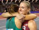 Why Katie Moon chose to share pole vault gold