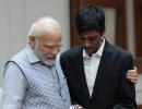 PIX: Praggnanandhaa's exclusive meet with Modi