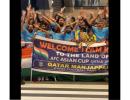 Asian Cup: Indian players get warm reception in Doha