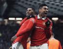 EPL PIX: Rashford rallies United to dramatic derby win