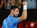 Aus Open PIX: Djokovic storms into quarters