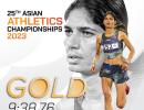 Asian Athletics: India's gold tally reaches five!