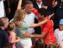 Djokovic grateful for 'tennis mother', 'tennis father'