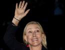 Tennis great Navratilova says she is free of cancer