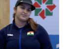 Shooter Rhythm breaks world record but misses medal