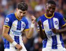 Brighton snap champions Man City's winning run