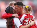 Gunners thrash Wolves as Xhaka bows out with double