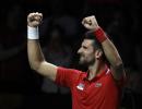 Djoko sends Serbia into Davis Cup semi against Italy