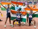 Indian relay team strikes gold, extends medal haul