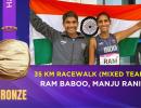 Asian Games: Manju-Baboo win 35km mixed team bronze