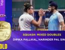 Dipika-Harinder clinch mixed team gold in squash